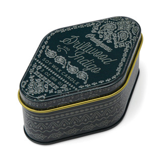 美國 PADDYWAX 經典車站系列24.5小時鐵盒蠟燭/ 靛藍浮木/ 3 OZ/ EU eslite誠品