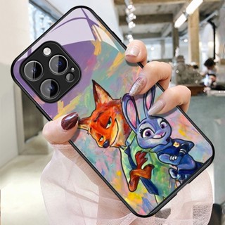 尼克朱迪iPhone蘋果11手機殼 /13/promax/12強化玻璃14電鍍殼plus個性15