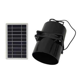 【現貨】多功能太陽能排氣扇 12V 空氣循環風扇,用於在溫室和船舶中增強通風易於安裝