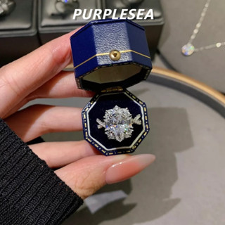 戒指仿莫桑石橢圓形3克拉紅血寶石大鑽石可調節女士戒指奢華設計白金全鑲嵌鑽石結婚戒指訂婚求婚結婚