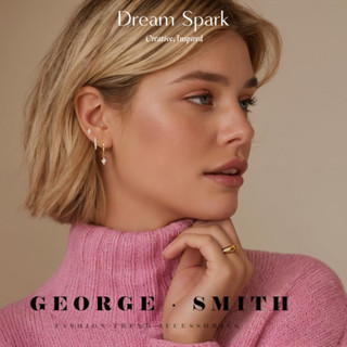 Dream Spark｜歐美時尚幾何鑲鑽3只一套日常搭配氣質耳環套裝