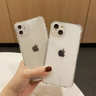 透明手機殼 適用於iPhone17 16 15 14 13 12 11 Pro Max手機殼 透明軟殼 四角氣囊防摔殼