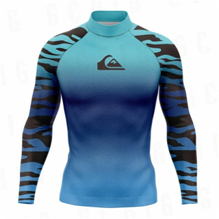 #QUIKSILVER衝浪服戶外運動潛水服長袖速乾泳衣水上防曬衣男士泳裝#