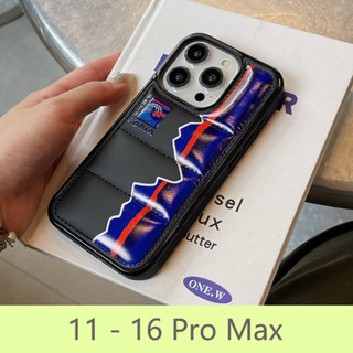 棉絨羽絨服巴塔哥尼亞海岸綫插畵手機殻適用於iPhone 16 15 14 12 11 13 Pro Max