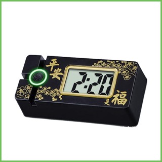 汽車電子時鐘摩托車數字時鐘裝飾 LCD 螢幕顯示 haoyistw 車輛內部用品