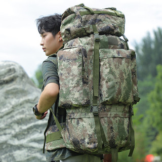 【特價+速髮】戰術後揹包 軍用包 登山後揹包 新款背囊115L旅行戰術揹包大容量戶外徒步行山物資登山包雙肩男女