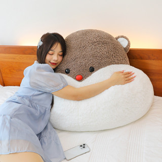 可愛抱枕 床頭公仔 毛絨 玩偶可愛動物靠枕辦公室趴睡午睡枕卡通小豬小企鵝玩偶抱枕床上玩偶