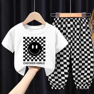 糖寶BABY品質童裝 男童女童套裝2022新款夏季網紅短袖T恤兒童衣服寶寶炸街兩件套裝