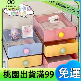 百貨商店化妝品收納盒 桌面抽屜學生宿舍雜物文具 書桌整理置物架 辦公室家用 多巴胺色