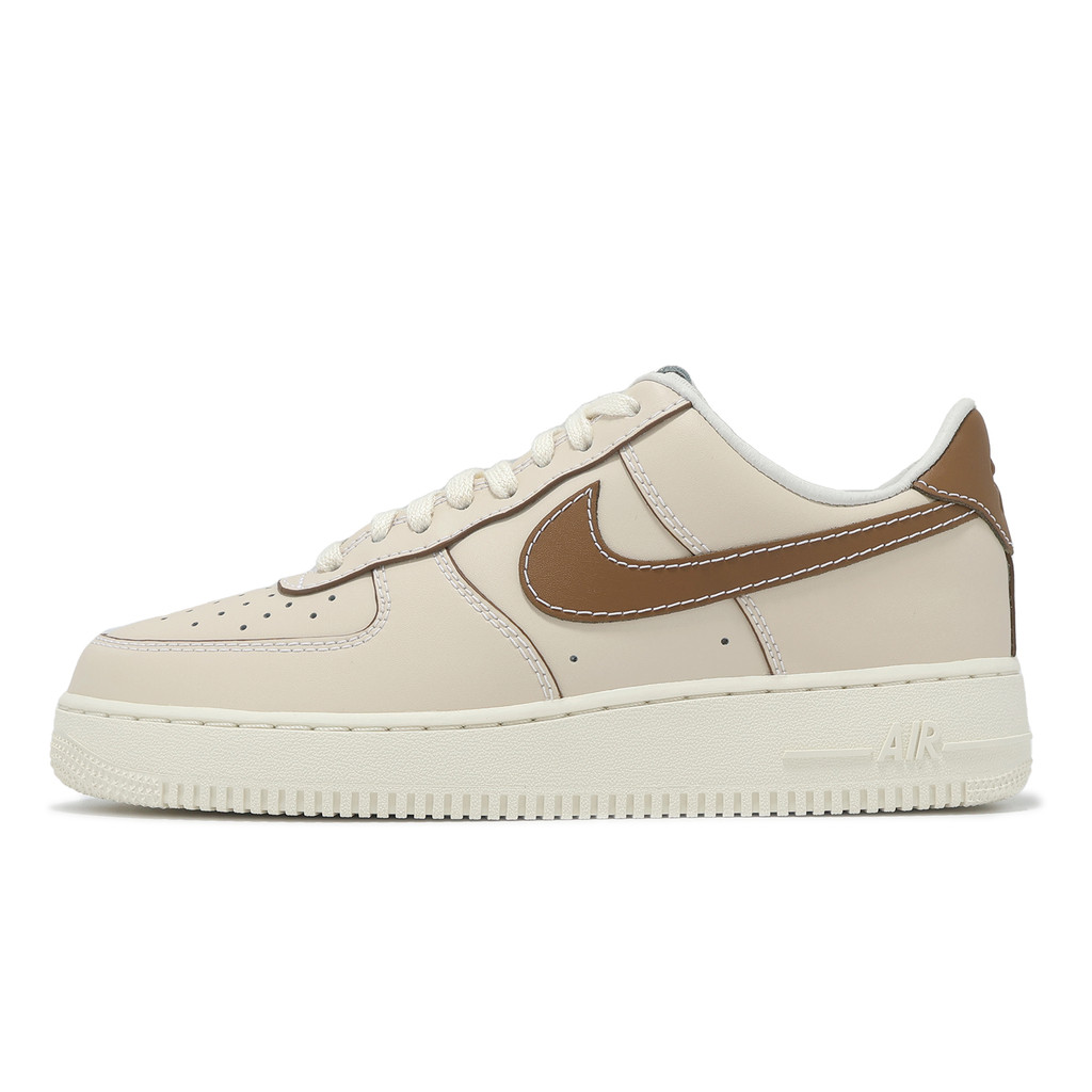 Nike 休閒鞋 Air Force 1 07 男鞋 香檳粉 棕 AF1 運動鞋 [ACS] IB8865-221