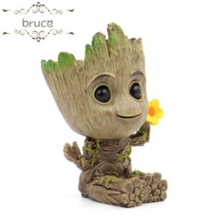 BRUCE Groot 可動人偶兒童玩具人偶玩具迷你 Groot 人偶玩具 Marvel 6CM 模型娃娃