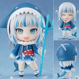 虛擬偶像 粘土人1688 hololive鯊魚妹妹噶嗚古拉手辦模型玩具擺件