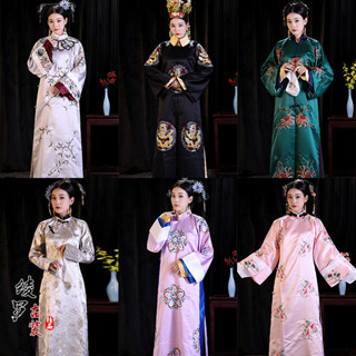【古裝服.戲服.影視表演服】.影視古著清朝格格服富察皇后服同款後宮貴妃公主福晉嬪妃服表演服