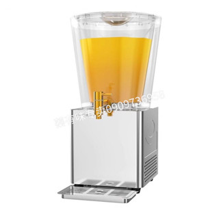 【smallxi臺中專營】臺灣110V/220V商用美萊特自助果汁鼎商用10L雙層飲料機製冷果汁機酒店小型冷熱飲機