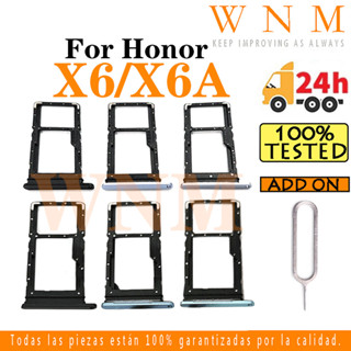 適用於 Honor X6 / X6A Sim 卡託盤 Sim 卡插槽支架卡支架讀卡器 SD 插槽適配器更換部件