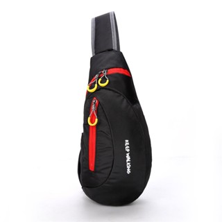 【新品】男女通用胸包單肩包斜挎包休閒揹包戶外騎行登山包
