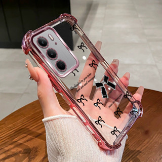 Realme C75 C175X TPU 手機殼蝴蝶結最新手鍊 2025 防震新設計手機殼 SZ11