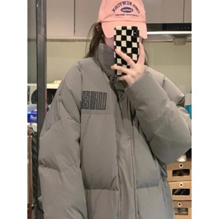 【HOT 本舖】 官網圖男女情侶冬季2024新款寬鬆oversize加厚保暖麵包服棉外套