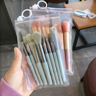 💖臺灣下殺價💖【珂珂】8支迷你化妝刷套裝ins眼影刷粉底腮紅重新整理手軟毛美容工具