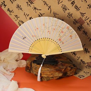 新中式古風海棠折疊小扇子女夏季國漢服隨身攜帶摺扇高顏值新款古風蟹蘋果折疊小扇子兒童夏季平價百貨20250421