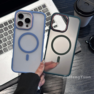 Leica 磁性啞光護膚保護套適用於 IPhone 16 14 15 13 12 11 Pro Max PLUS 金屬鏡