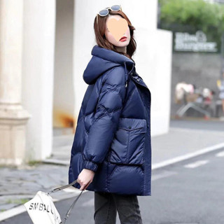 【lovely外套】羽絨棉服女新款中年高檔冬裝外套寬鬆顯瘦大碼中長款加厚棉衣保暖冬天外套 保暖外套 防風外套