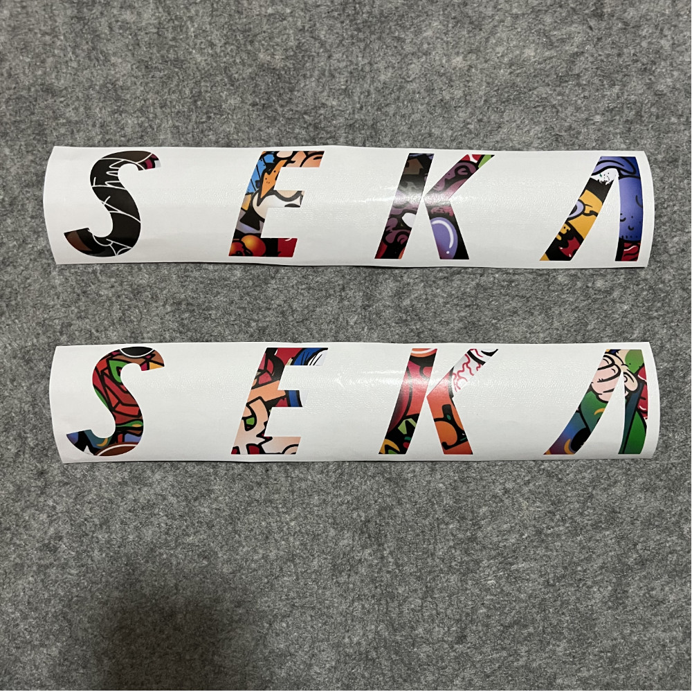 SEKA色卡公路車側標logo改色覆蓋貼紙防水防晒