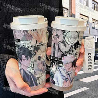 【免運】【不鏽鋼質】時光代理人周邊保溫杯不鏽鋼學生高顏值吸管雙飲大容量咖啡水杯隨行杯 咖啡 保溫瓶 水杯