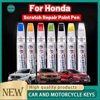 HONDA 【xps】高品質本田汽車劃痕修復劑自動補漆筆汽車護理劃痕清除去除劑油漆護理防水汽車修補填充油漆筆工具適用於本