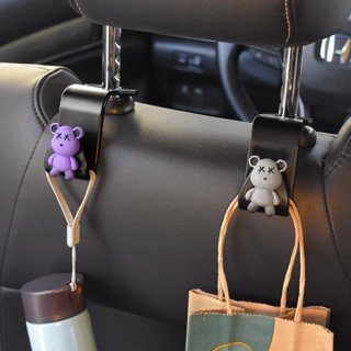 Car Decoration/暴力熊前後排汽車內用車用掛鉤後座椅背車上用品大全卡通內飾擺件