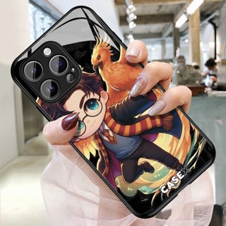 哈利波特卡通iPhone蘋果11手機殼 /13/promax/12強化玻璃14電鍍殼plus個性15