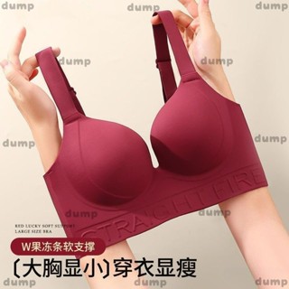 臺灣出貨⭐大碼 圓圓盃 聚攏上託 無鋼圈內衣 女士無痕大胸 內衣收副乳防 下垂文胸dump