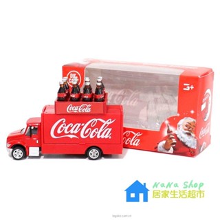 Nana Shop可口可樂耶誕迷你運輸車貨車貨櫃車模型玩具可樂模型周邊紀念禮品