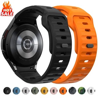 SAMSUNG No Gaps 矽膠錶帶適用於三星 Galaxy Watch 7 6 5 4 40mm 44mm 5Pr