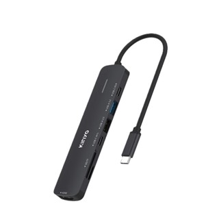 【KINYO 耐嘉】KCR-417 TYPE-C 7埠集線器