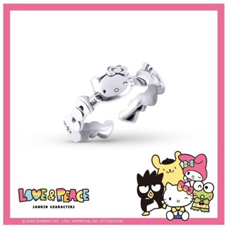 凱蒂貓HelloKitty戒指 蝴蝶結愛心戒指 ins戒指 甜美設計女生指環戒指