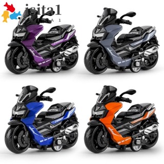 ISITA摩托車模型,回拉慣性迷你摩托車,便攜式汽車玩具微型壓鑄模擬摩托車玩具兒童玩具