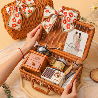複古咖啡機香薰禮盒 生日禮物 活動節日禮品 結婚伴手禮 伴娘伴郎禮物 手搖咖啡機禮盒