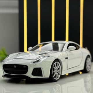 【小白玩具屋】馬珂墶合金車模1:32捷豹F-Type跑車帶聲光回力玩具車音樂模型擺件