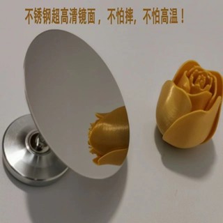 現貨優惠#咖啡配件咖啡萃取鏡實木反光鏡多方位旋轉磁吸輔助觀察手柄濃縮出液通用
