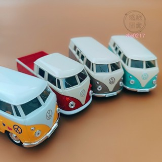 👍臺灣出貨#威利welly閤金車模大眾T1巴士1:36小汽車迴力玩具車收藏男孩禮物