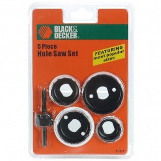 BLACK+DECKER 五件式圓穴鋸組
