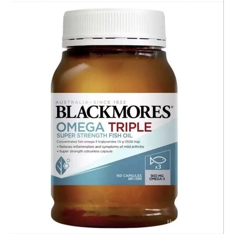 免稅代購 澳洲正品代購 _  Blackmores 三倍無腥味濃縮深海魚油 150粒