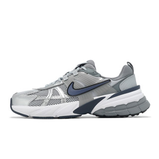 Nike 休閒鞋 V2K Run 男鞋 女鞋 灰 銀 深藍 復古慢跑鞋 老爹鞋 運動鞋 [ACS] HJ4497-002