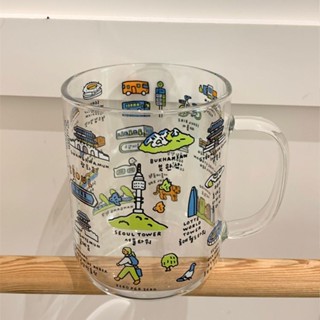 臺灣出貨 城市旅行玻璃杯 茶杯 水杯 馬克杯 牛奶杯 果汁杯 陶瓷杯 咖啡杯 玻璃杯 杯具 早餐杯 燕麥杯 杯子 冷飲杯
