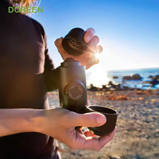 DOREEN Espresso 咖啡機,手動手壓旅行咖啡家用 140ml 黑膠囊咖啡機野餐