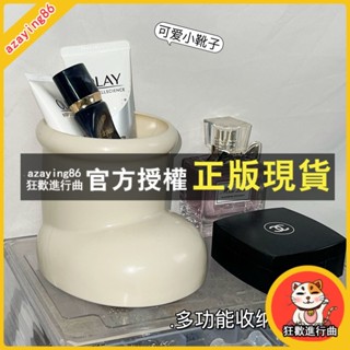臺灣出貨 阿童木 小紅靴 ins 筆筒 塑膠 高顔值 學生 桌麵花瓶 多功能 化妝刷收納桶