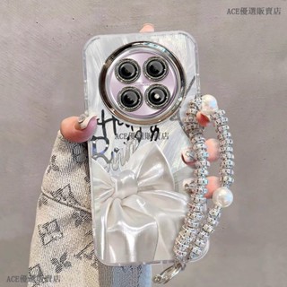 絲綢蝴蝶結 紅米 Note 14 Pro 13 Pro 手機殼 全包 紅米 note 14 13 pro+ 手機殼防摔