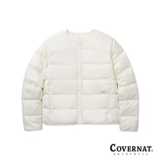 [covernat] 女式 coverlight 無領羽絨套頭衫象牙色