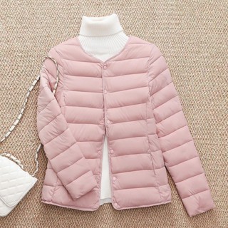 【超值現貨】新款內膽棉衣短款輕薄圓領羽絨棉服羽絨服外套冬季保暖防寒外套女外套冬天棉襖外套輕羽絨外套